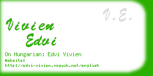 vivien edvi business card